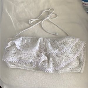 Victoria’s Secret lace bikini top with back cutout